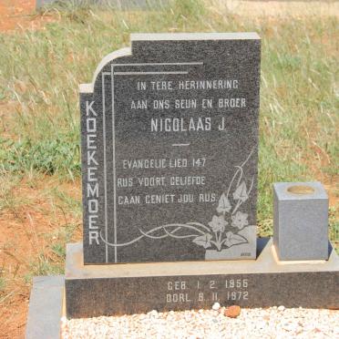 KOEKEMOER Nicolaas J. 1956-1972