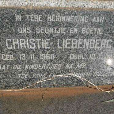 LIEBENBERG Christie 1960 - 1961