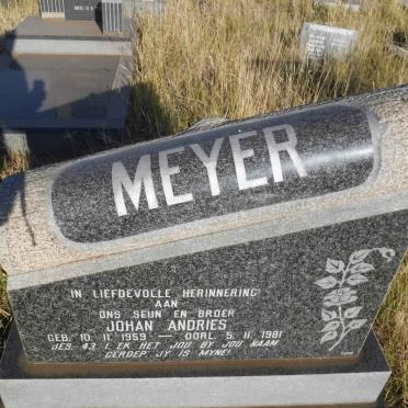MEYER Johan Andries 1959-1981