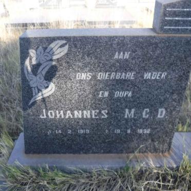 PRETORIUS Johannes M.C.D. 1919-1992 &amp; Magdalena M. 1914-1983