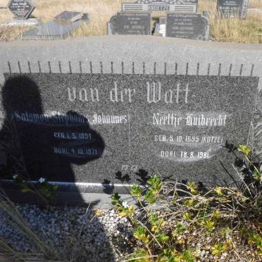 WATT Salomon Stephanus Johannes 1894-1971 &amp; Neeltje Huibrecht KOTZE 1895-1981