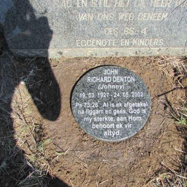 DENTON John Richard 1927-2002