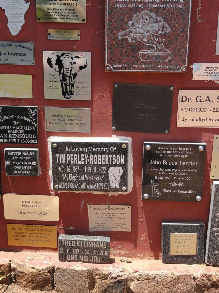 10. Memorial Wall - see names