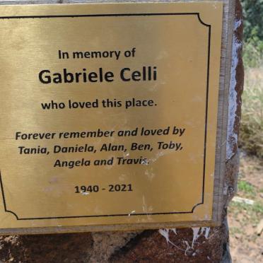 CELLI Gabriele 1940-2021