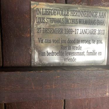 North West, MANKWE district, K****rskraal 43, Pilanesberg Game Reserve, Rathlogo Hide, Memorial plaques