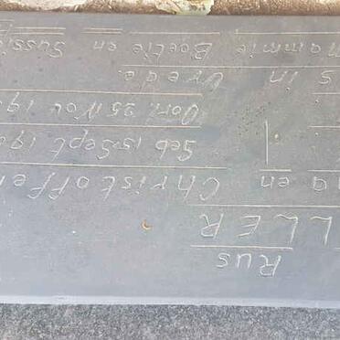 MULLER Johanna 1956-1957 :: MULLER  Christoffel  1959-1959