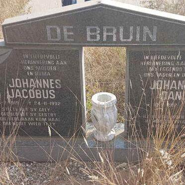 BRUIN Johannes Daniel, de 1912-1988 &amp; Johannes Jacobus 1919-1992