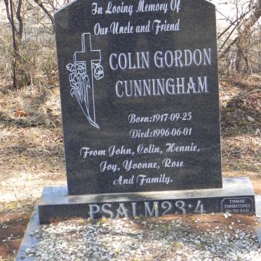 CUNNINGHAM Colin Gordon 1917-1996