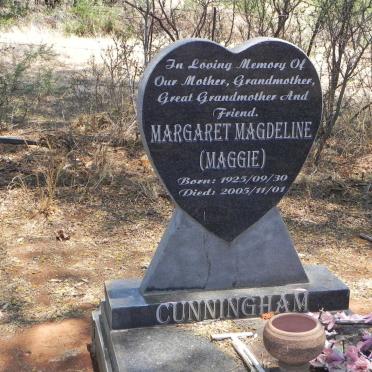 CUNNINGHAM Margaret Magdeline 1925-2005