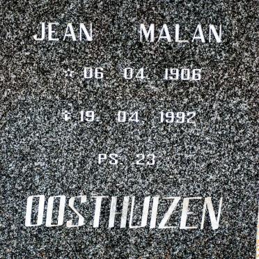 OOSTHUIZEN Jean Malan 1906-1992