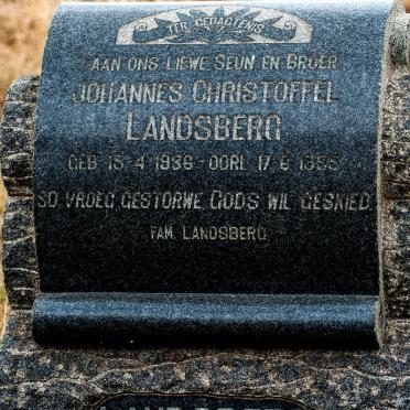 LANDSBERG Johannes Christoffel 1936-1955