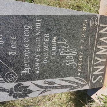 SNYMAN Stoffel 1917-1979