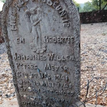 MEYER Johannes Willem Petres 1941-1945
