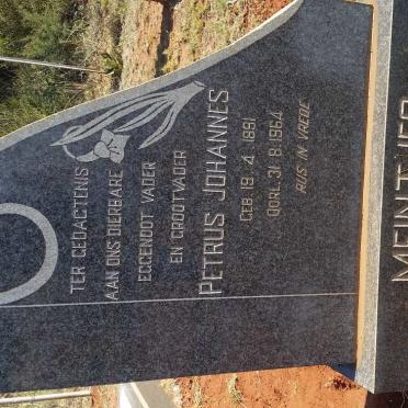 MEINTJES Petrus Johannes 1891-1964