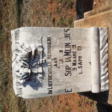 MEINTJES Ella Sophia 1959-1959