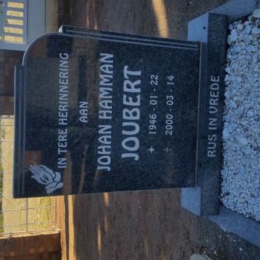 JOUBERT Johan Hamman 1946-2000
