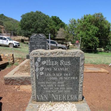 NIEKERK Seuntjie, van 1964-1964