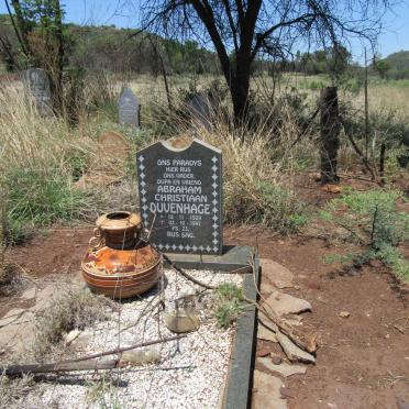 DUVENHAGE Abraham Christiaan 1929-1997