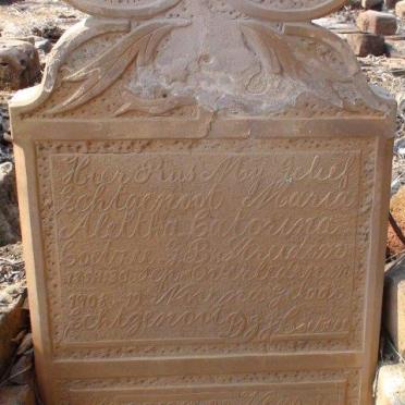 COETZEE Maria Alettha Catorina nee STREIDOM 1853-1908