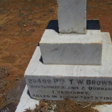 North West, MARICO district, Groot Marico, Wonderfontein 268, British Military Cemetery