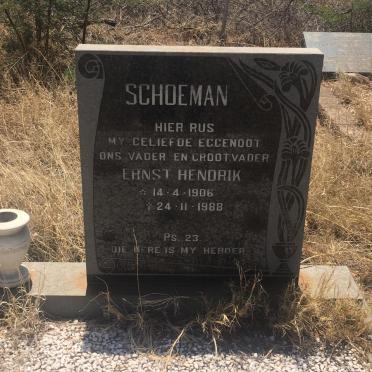SCHOEMAN Ernst Hendrik 1906-1988