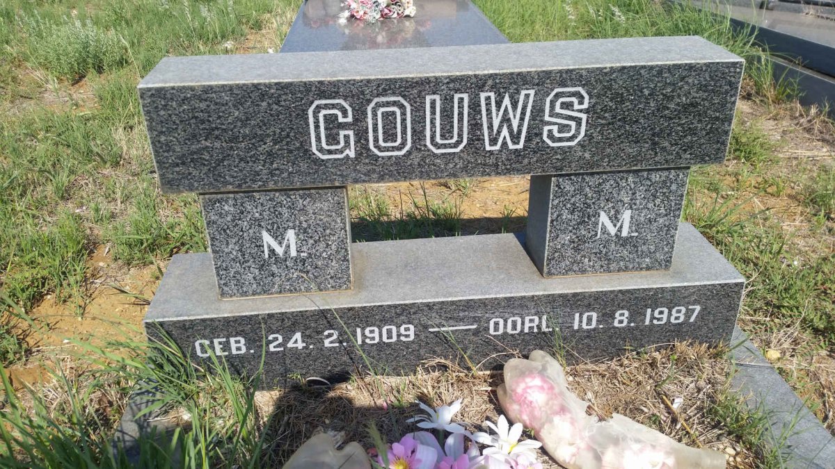 GOUWS M.M. 1909-1987