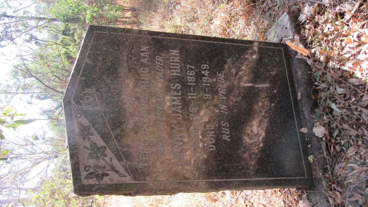 HURN Henry James 1867-1949