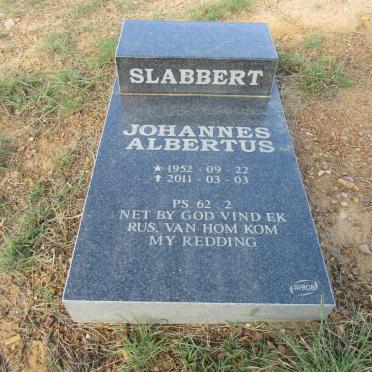 SLABBERT Johannes Albertus 1952-2011