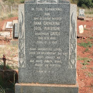 JOYNT Anna Catherina nee KIRSTEIN voorheen GATES 1882-1957