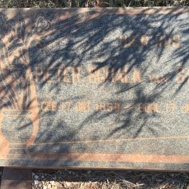 STADEN Pieter Schalk, van 1898-1974