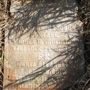 North West, MARICO district, Zeerust, Klein Maric's Poort 242 JP, Founder's Grave
