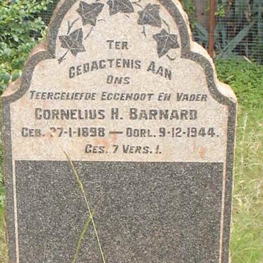 BARNARD Cornelius H. 1898-1944
