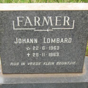 FARMER Johann Lombard 1963-1963