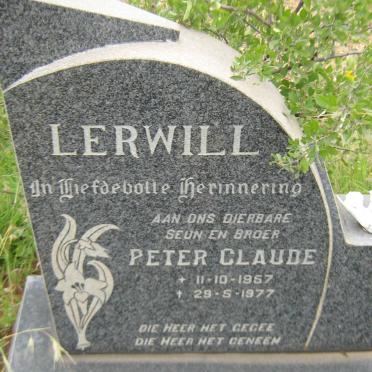 LERWILL Peter Claude 1957-1977
