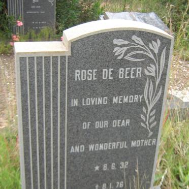 BEER Rose, de 1932-1976