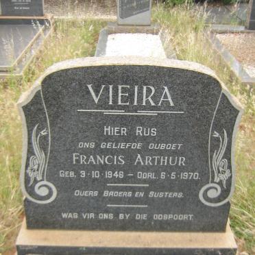 VIEIRA Francis Arthur 1946-1970