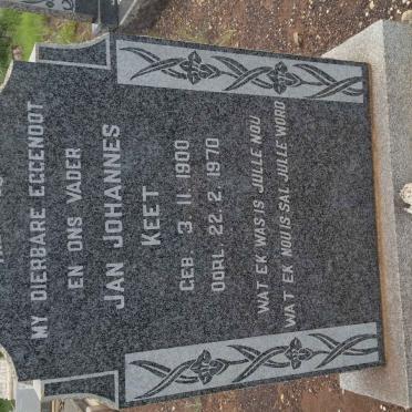 KEET Jan Johannes 1900-1970