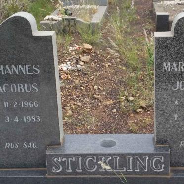 STICKLING Martheunnes Johannes 1963-1983 :: STICKLING Johannes Jacobus 1966-1983