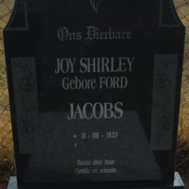 JACOBS Joy Shirley nee FORD 1937-