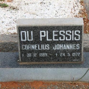 PLESSIS Cornelius Johannes, du 1889-1972