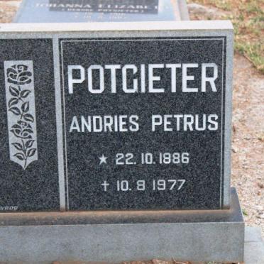 POTGIETER Andries Petrus 1886-1977