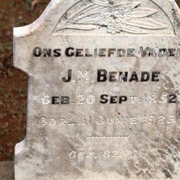 BENADE J.M. 1852-1925