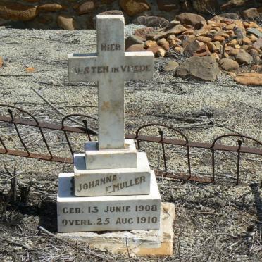 MULLER Johanna E. 1908-1910