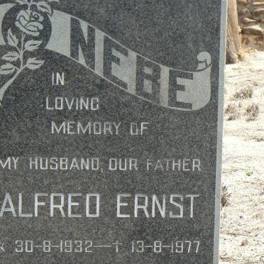 NEBE Alfred Ernst 1932-1977
