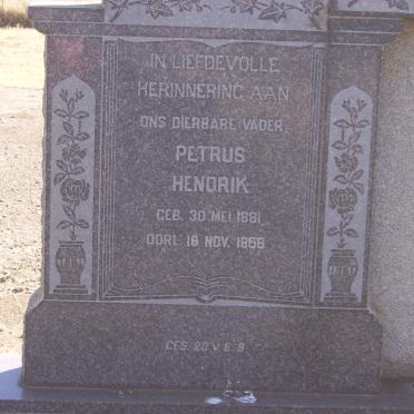 HOLTZHAUSEN Petrus Hendrik 1881-1958