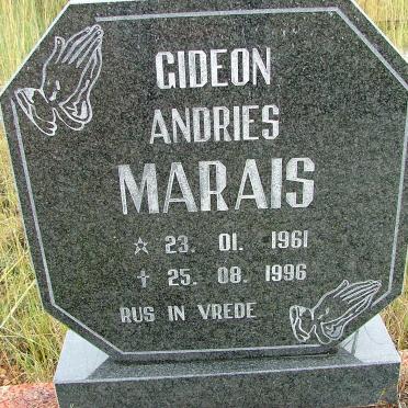 MARAIS Gideon Andries 1961-1996