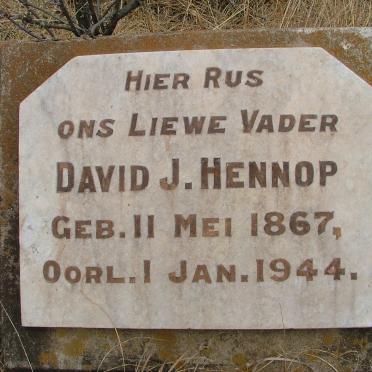 HENNOP David J. 1867-1944