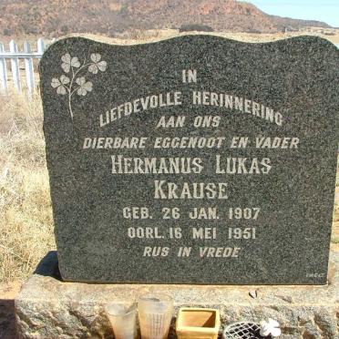 KRAUSE Hermanus Lukas 1907-1951