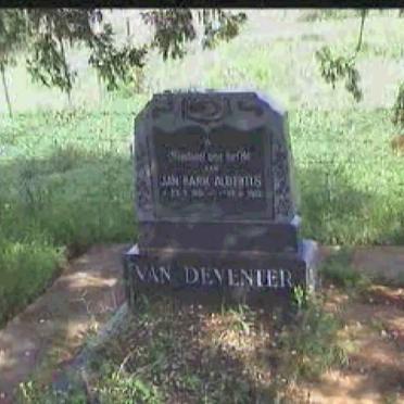 DEVENTER Jan Harm Albertus, van 1891-1982