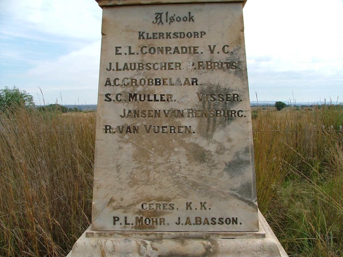 4. Memorial to the soldiers who died in Klerksdorp